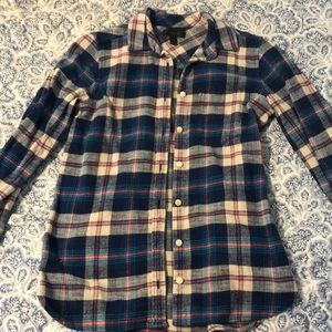 Pink/Blue Jcrew Flannel